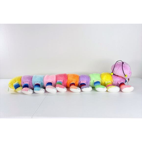 Vtg Lots-a-Lots-a-Leggggggs Rainbow Caterpillar 20 Legs 28” Commonwealth 1984 - Picture 5 of 11